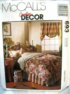 McCall 0693 Home Decor BEDROOM ESSENTIALS Stoff Schnittmuster ungeschnitten FF 1997 - Bild 1 von 3