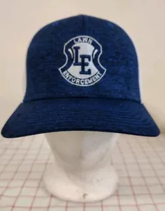 Lawn Enforcement Cap Hat Blue Size L/XL Embroidered Mesh Grass Care Maintenance - Picture 1 of 6