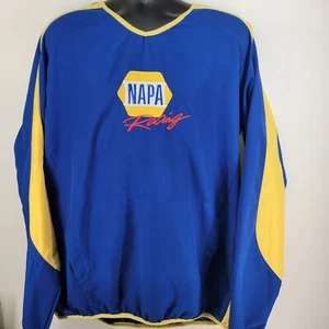  NAPA Racing Team NASCAR Embroidered Pullover Windbreaker Mens XL - Picture 1 of 17