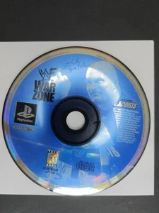 WWF War Zone Warzone - PlayStation 1 PS1 - SOLO DISCO ETIQUETA NEGRA WWE - Imagen 1 de 2