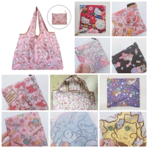 Bolso de Compras Plegable Reutilizable Hello Kitty Melodía Dibujos Animados Eco Bolso Mediano - Imagen 1 de 11