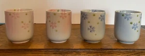 4 - Quality Porcelain Tea Cups Set Japanese Style Sakura - Picture 1 of 9