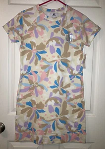 NWT Juicy Couture Firework Floral Pebble T-Shirt Dress S SR$60 - Picture 1 of 6