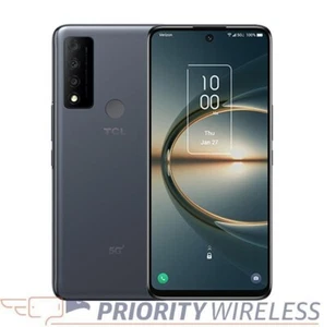 TCL 30 V 5G T781S Verizon 128GB Gray Excellent Condition - Picture 1 of 6