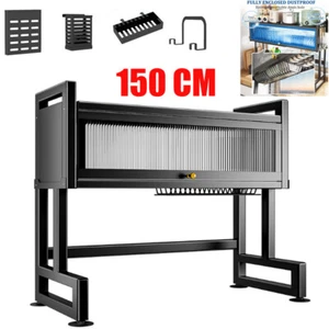 105cm Abtropfgestell Geschirr Überder Spüle Verstellbares Geschirrabtropfgestell - Bild 1 von 23