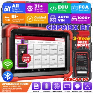 LAUNCH X431 CRP919X BT PRO Bidirectional Car Diagnostic Scanner Key Coding CANFD - Bild 1 von 60