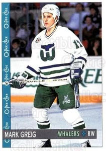 1992-93 O-Pee-Chee #186 Mark Greig - Picture 1 of 1