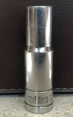 GreatNeck SK 50 1/2” Drive Deep 12 Point 1/2 Inch Socket SK50 Made in Taiwan vtg - Image 1 of 4