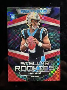 2023 Rookies & Stars Bryce Young Stellar Rookies RC #SR-3 Red Plaid Panthers 
