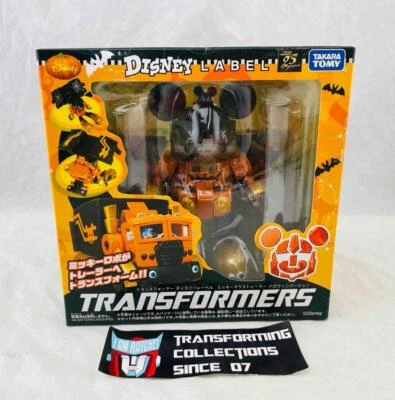 Transformers Takara Disney Label Mickey Mouse Trailer Figure Halloween MISB - Image 1 of 2