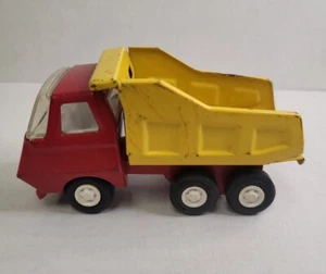 Vintage Mini Tonka Red And Yellow Dump Truck SEE PICTURES READ DESCRIPTION  - Picture 1 of 10