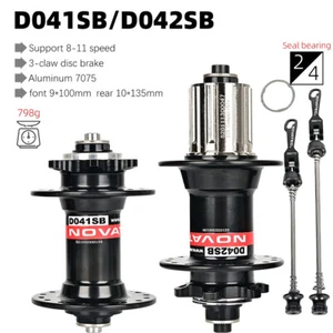 36H MTB hub Disc Card Brake Mountain Bike hubs Bicycle 4 Bearing HG 8 -11 Speed - Picture 1 of 21