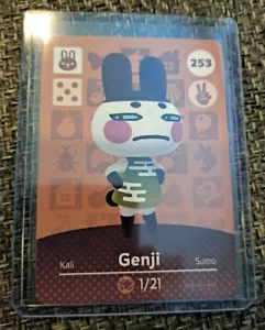 Genji - 253 - Serie 3 - Authentische Animal Crossing Amiibo Karte - Bild 1 von 2