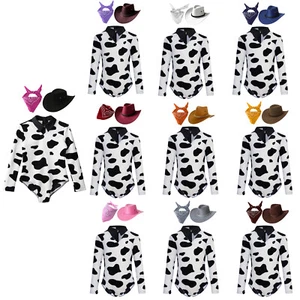 Kids Unisex Costume Fancy Outfit Soft Dress Up Performance Bodysuit Halloween - Picture 1 of 102