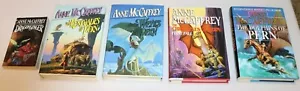 LOT OF 5 BOOKS - THE DRAGON RIDERS OF PERN SERIES MIX BY: ANNE MCCAFFREY - Picture 1 of 7