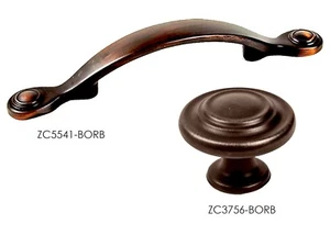 Button Knobs Handles Pulls Kitchen Bathroom Cabinet Hardware Brushed Bronze - Picture 1 of 13