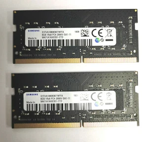 Samsung 16GB 2x8GB 1Rx8 PC4-2666V DDR4-2666MHz SODIMM 260 Pin Laptop Memory RAM - Picture 1 of 1