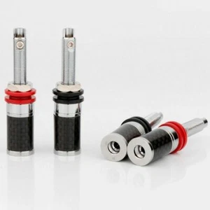 Verstärker HiFi Binding Post Rhodiniert Banana Buchse Jack Connector Terminal - Picture 1 of 14