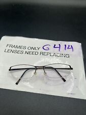 Lindberg 7155 Eyeglass Frame Strip Titanium Brown Denmark Semi Half 51-16-150