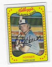 1981 KELLOGG'S 3-D SUPER STARS BOB HORNER #61 ATLANTA BRAVES