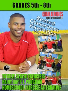 Chair Aerobics for Kids - Seated Classroom Exercises 5th - 8th Grade Fitness DVD - Picture 1 of 5