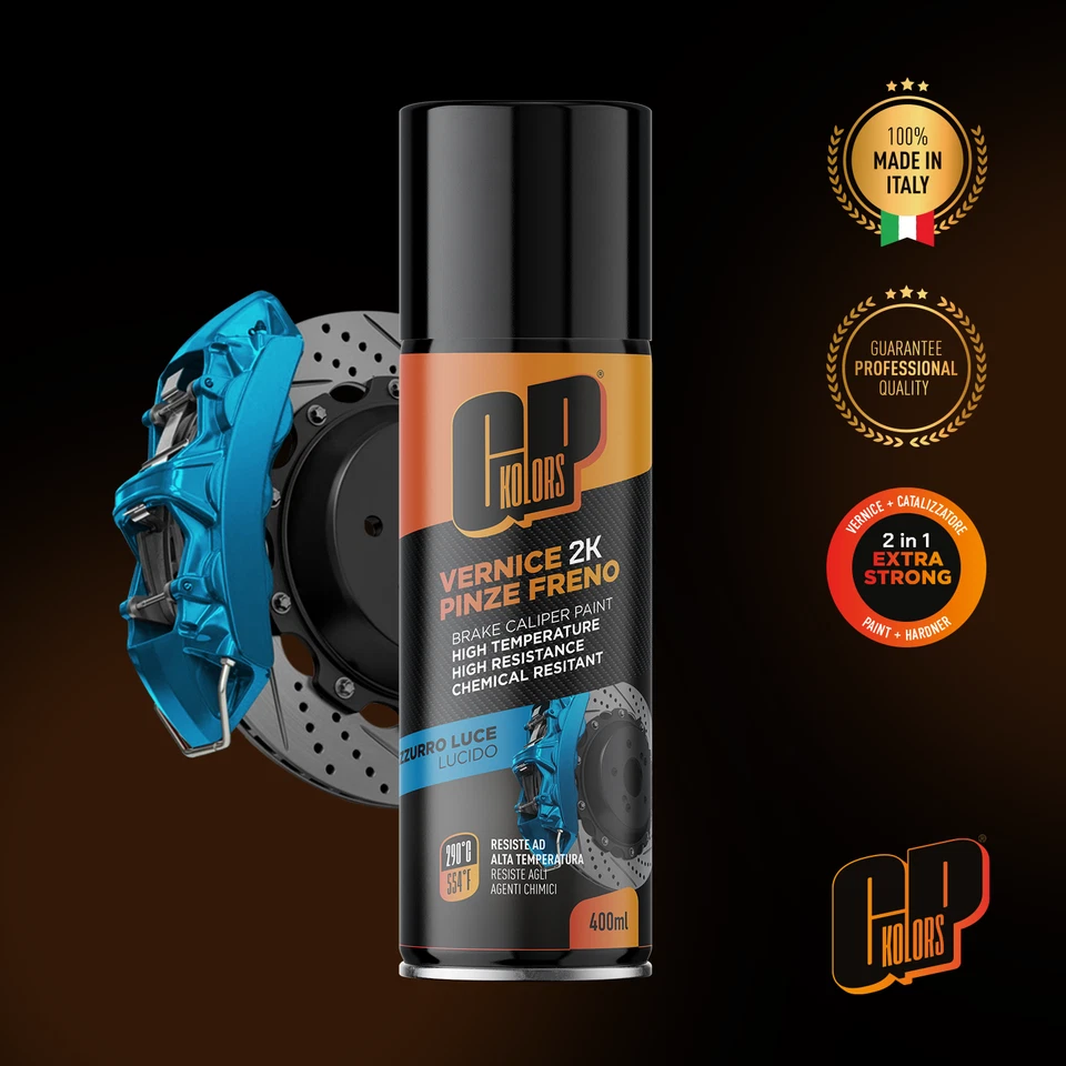Vernice 2K Pinze Freno Spray AZZURRO | Chemical Resistant - Immagine 1 di 1