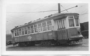 9B951 RP 1940s SCRANTON TRANSIT CO RAILWAY CAR #358 - Picture 1 of 1