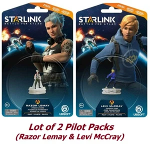 (2) Starlink Battle for Atlas Levi McCray & Razor Lemay Pilot Packs Ubisoft Neu - Bild 1 von 12