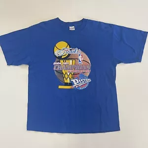 Detroit Pistons 2004 World Championship T Shirt NBA Finals Size XL Vintage VTG - Picture 1 of 4