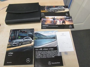 MERCEDES A-CLASS W176 OWNERS MANUAL HANDBOOK 2015-2018 WALLET - Picture 1 of 1