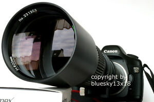 Walimex 500 1000mm para Canon EOS 1000d 1100d 550d 500d 600d 450d 50d 60d Etc