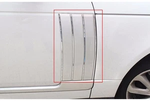 Silver Door Side Fender Vent Grille Cover Trim For Range Rover L405 2013-2021 - Picture 1 of 4