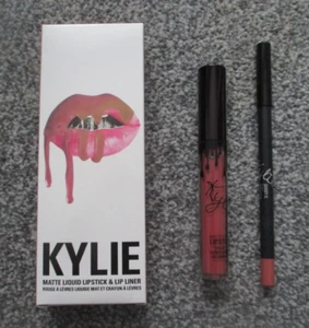 KYLIE JENNER VELVET MATTER FLÜSSIGER LIPPENSTIFT & LIPLINER KIT CANDY K BRANDNEU - Bild 1 von 2
