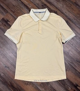 Camisa Polo Lululemon Live In Practice Para Hombre S Amarilla Manga Corta Algodón Pima - Imagen 1 de 13
