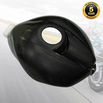 Carenado de cubierta de tanque de gasolina pintado de fibra de carbono para Yamaha YZF R6 2006 2007 EE. UU. Foto 1 de 4
