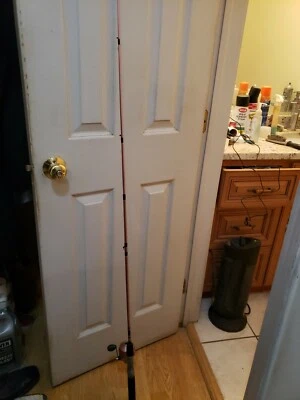  Zebco Pink Fishing Rod 2 Pc 5'6" & Zebco 202 Reel  Set - Image 1 of 4