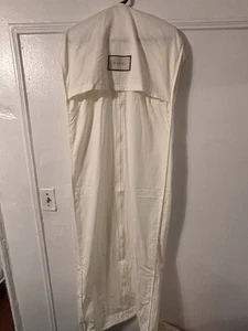 New Gucci White Fabric Zippered Dust Cover Garment Bag 22.5"x58” - Picture 1 of 5