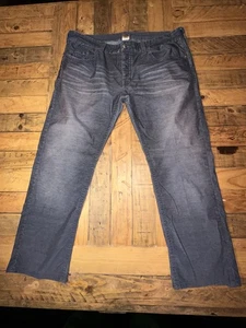 True Religion Geno (A21) Feincord Hose 42 W 31 L blau Baumwollmischung - Bild 1 von 10