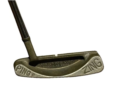 Ping Zing Karsten Beryllium Copper Right Handed Steel Putter Made In USA - Image 1 of 4