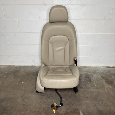 2013-2017 AUDI Q5 ASSENTO COMPLETO PASSAGEIRO DIANTEIRO DIREITO BEGE FABRICANTE DE EQUIPAMENTO ORIGINAL - Imagem 1 de 4