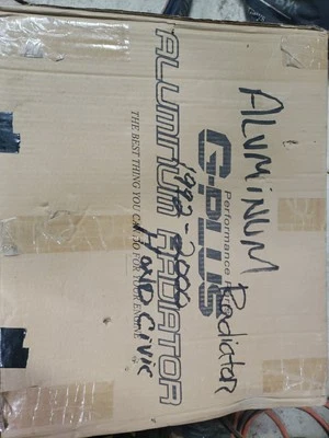 Radiador de aluminio para Honda Civic 1992 a 2000 Foto 1 de 2