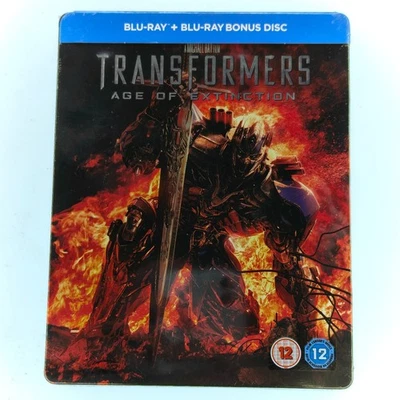 Transformers Age of Extinction - Steelbook - Blu-ray - New Sealed - Region B - Image 1 of 2