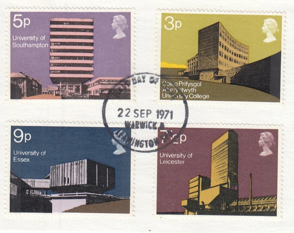 Architecture Universities GB Used Warwick Leamington Spa 1971 ON PIECE (149039) - Image 1 of 1
