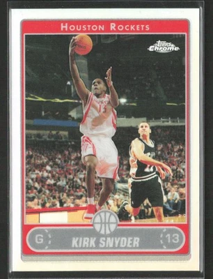 Kirk Snyder 2006-07 Topps cromo #115 refractores Houston Rockets Foto 1 de 2