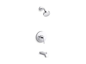 K-TS97074-4Y-CP Pitch Rite-Temp Bath and Shower Trim Kit, 2.5 GPM, Polished C... - Picture 1 of 5