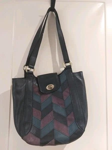 Hotter Leather Handbag. Good Condition. Brass Fittings - Picture 1 of 2