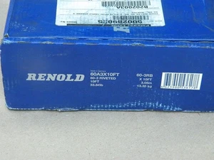 Reynold 60A3X10FT Riveted 10FT Triple Stran Roller Chain 60-3 60-3RB NEW - Picture 1 of 4