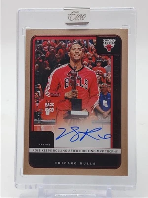 DERRICK ROSE 2024-25 PANINI UNO Y UNO MOMENTOS ATEMPORALES ROJO AUTOMÁTICO/25 Q5498 Foto 1 de 2