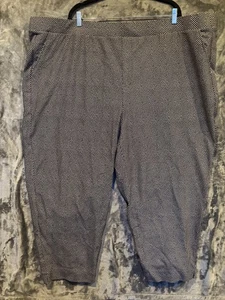 Pantalone donna Torrid pull on relaxed cono taglia 6R corto nero elasticizzato - Foto 1 di 14