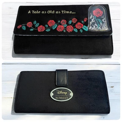 Cartera bordada Disney Her Universe La Bella y la Bestia Cuento tan antigua como el tiempo Foto 1 de 4